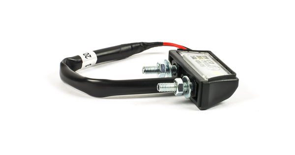 2-piece 12v E-marked License Plate Light With Led White, 1, nordicamoto.ro