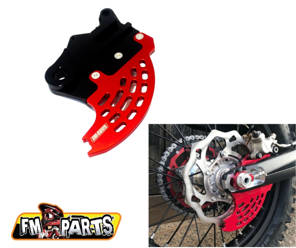 Protectie Disc Frana Spate Beta 250/300 2013-2021 Rosu/Negru Fm-Parts-1