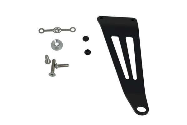 Exhaust Holder-kit Black, Powder-coated, 1, nordicamoto.ro