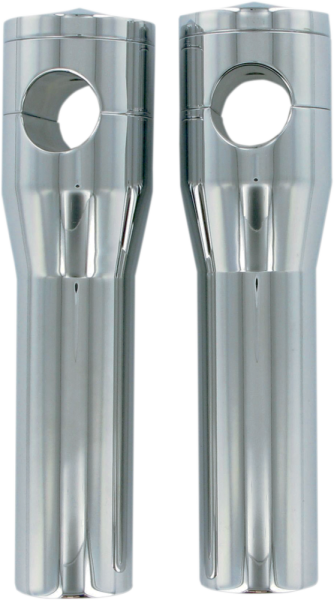Elite Custom Billet Aluminum Risers Silver, 2, nordicamoto.ro