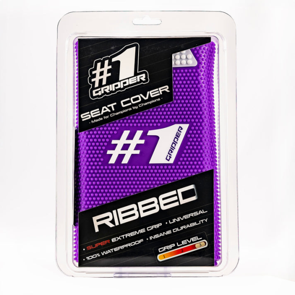 Husă Universală pentru Șa ONEGRIPPER RIBBED Mov/Alb – Enduro & Motocross, 2, nordicamoto.ro