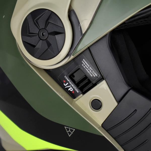 Casca Flip-up Acerbis Rider Graphic Verde/Maro XL-5