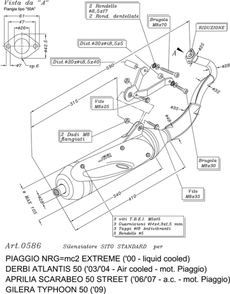 Sito Full-system Exhaust Black, 2, nordicamoto.ro
