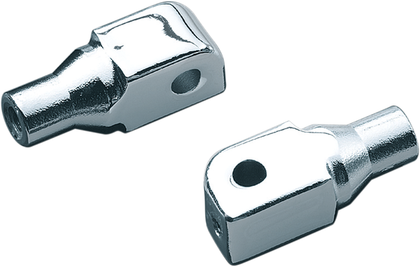 Tapered Foot Peg Adapters Chrome, 1, nordicamoto.ro
