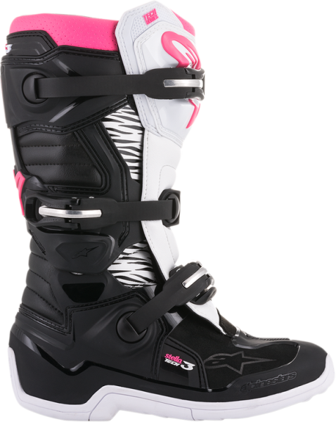 Cizme dama Alpinestar Stella Tech 3 Black White Pink-12