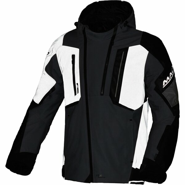 Geaca textil impermeabila MACNA ANGLE 2.0 XXL Gri/Galben fluo, 12, nordicamoto.ro