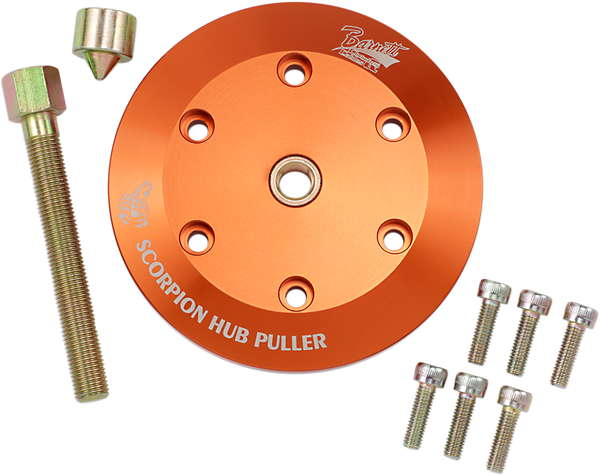 Scorpion Hub Puller Orange, Anodized, 1, nordicamoto.ro
