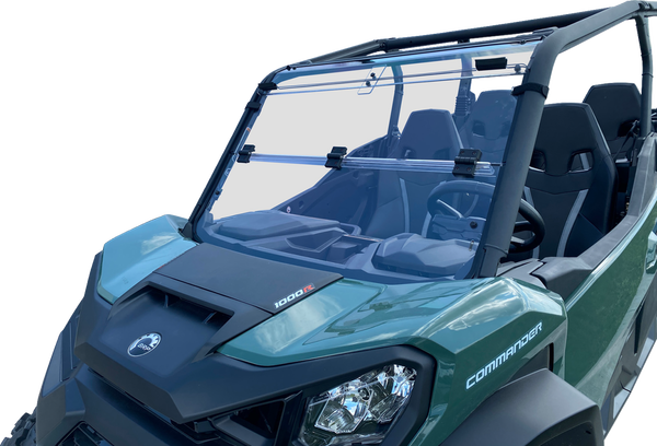 Deluxe Full Folding Windshield Clear -3