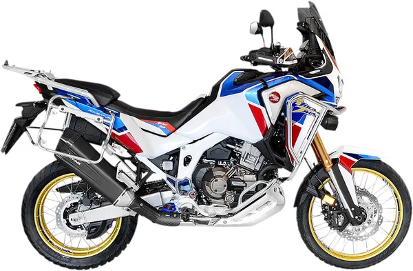 Tobă de eșapament LeoVince LV-12 Black Edition Slip-On pentru Honda CRF1100L Africa Twin / Adventure Sports (2020-2025), 7, nordicamoto.ro