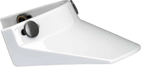 3-snap Moto Helmet Visor White ONE SIZE, 3, nordicamoto.ro