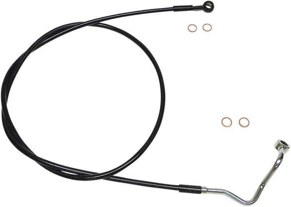 Xr Stainless Upper Brake Line Black Oversize [+203 mm (8'')], 1, nordicamoto.ro
