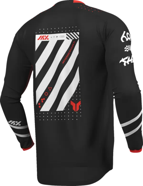 Launchmode Futura Jersey Red, Black -6
