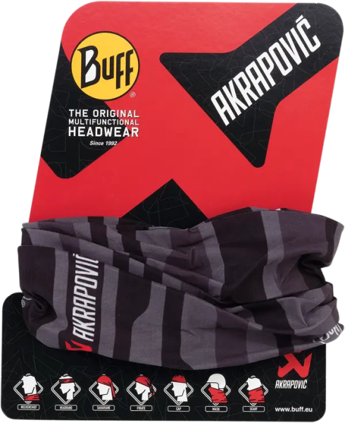 Bandana Akrapovic Original Buff Black/Gray