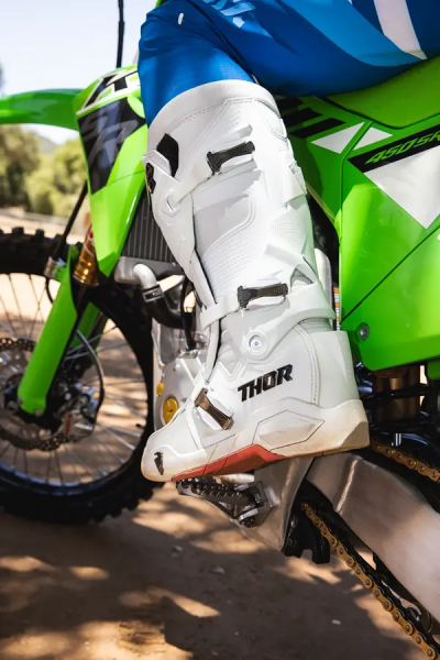 Cizme Thor Radial MX Frost White-5