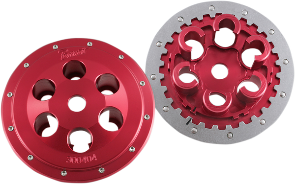 Billet Pressure Plate Red, 1, nordicamoto.ro