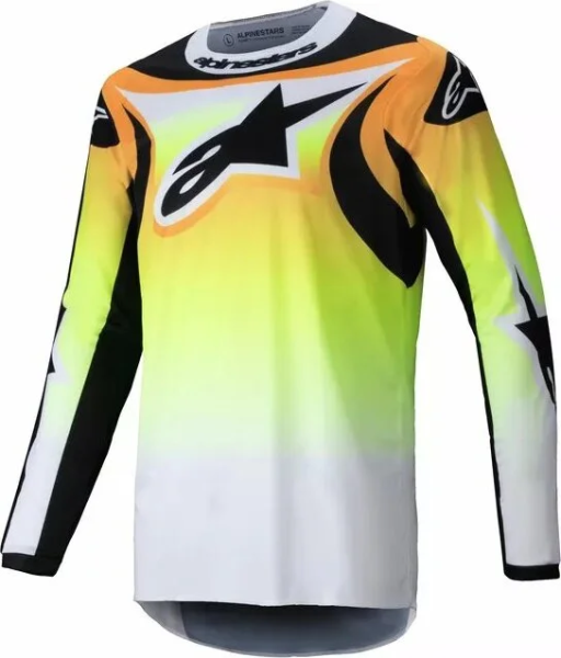 Alpinestars Fluid Wurx Jersey Black, Yellow  2XL, 1, nordicamoto.ro