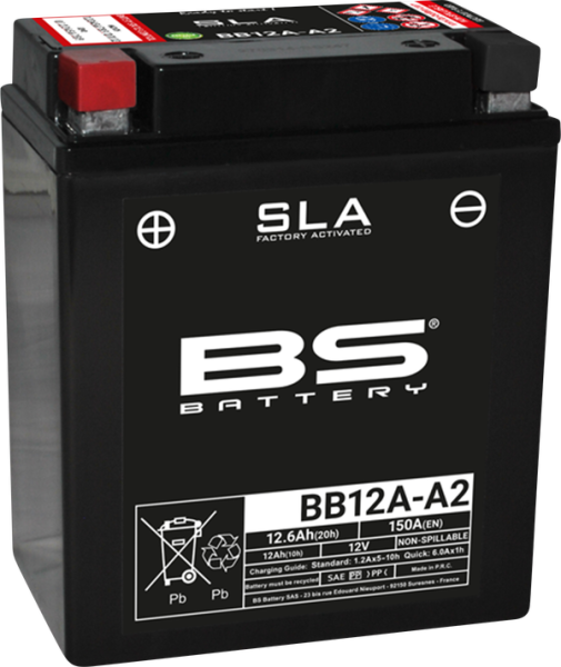 Sla Factory-activated Agm Maintenance-free Batteries Black