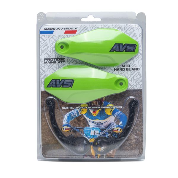 Handguards Kit Plastic Green, 1, nordicamoto.ro