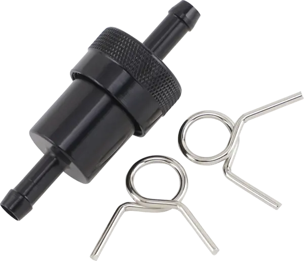 Anodized Aluminum Fuel Filter Black-1