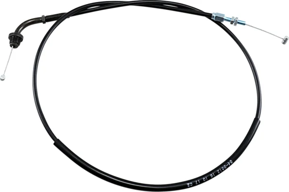 Cablu de accelerație din vinil negru, model standard negru, 1, nordicamoto.ro