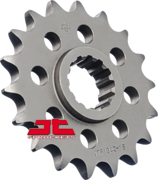 JT SPROCKETS Pinion față pentru arbore intermediar, finisaj natural, 1, nordicamoto.ro