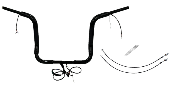 Plug & Play Ez Install 1-1/2(r) Round Top Handlebar Kit Black, 1, nordicamoto.ro
