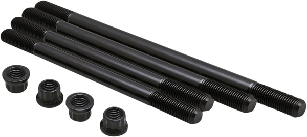Cylinder Stud And Nut Kit Black, 1, nordicamoto.ro