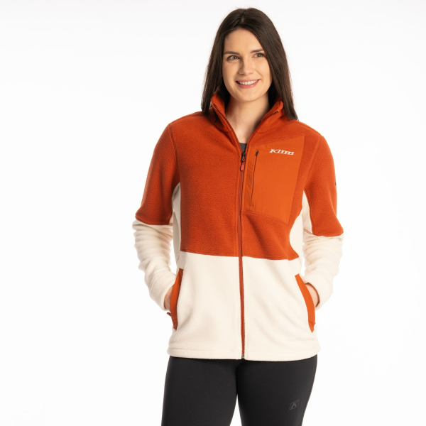 Geaca Dama Klim Darby Canyon Fleece Reflecting Pond - Milky Blue-11