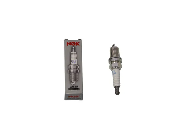 Laser Iridium Spark Plug Silver, White-0