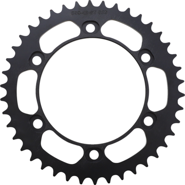 MOOSE RACING Steel Rear Sprocket Black, Zinc Plated -0