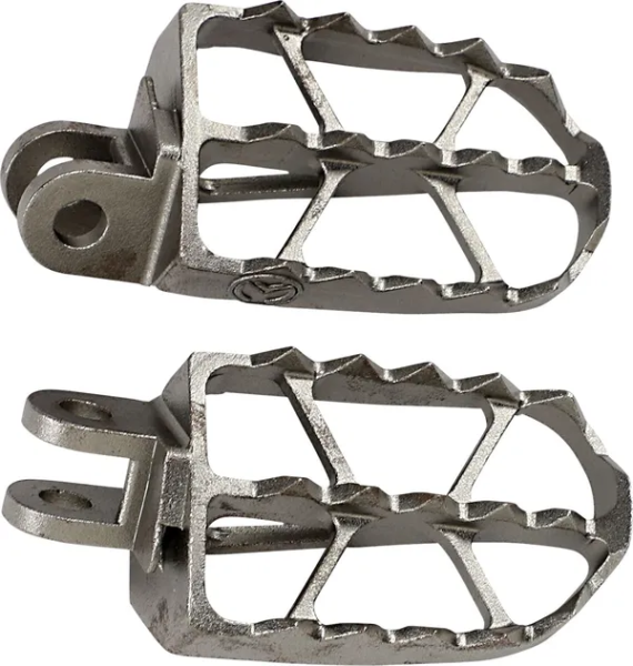 MOOSE RACING Nd Series Footpegs Silver -0
