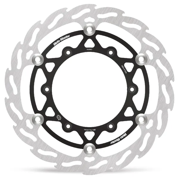 Flame Series Floating Rotor Black, Silver-11c5515469bf038e7b7f5b61788ab87f.webp