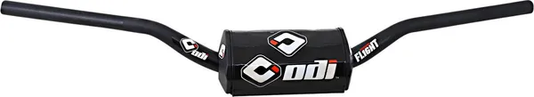 1-1/8(r) Flight Non-crossbrace Handlebar Black-0