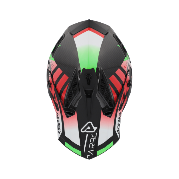 Casca Acerbis Steel Carbon 22-06 Verde/Rosu XXL-7