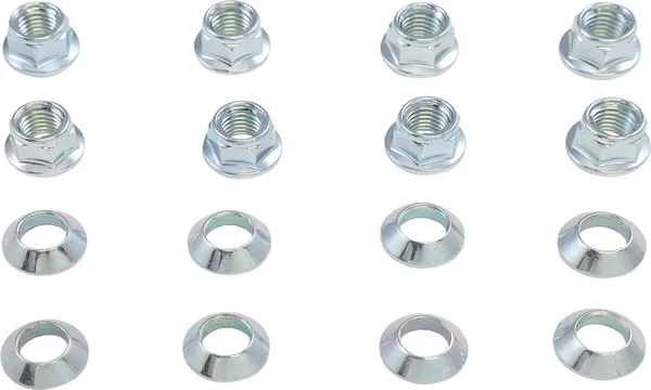 MOOSE RACING Universal Locking Lug Nuts Chrome, 1, nordicamoto.ro