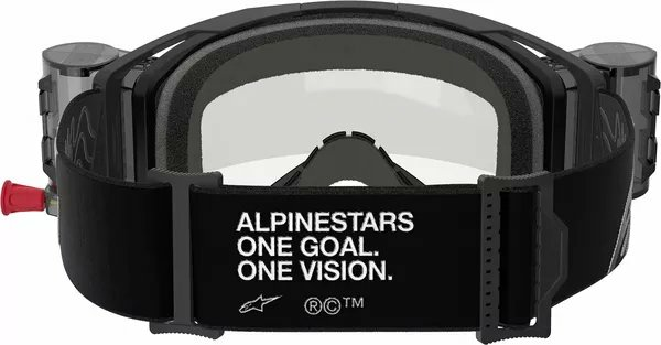 Alpinestars Vision 8 Corp Roll-off Goggle Clear, Black -0