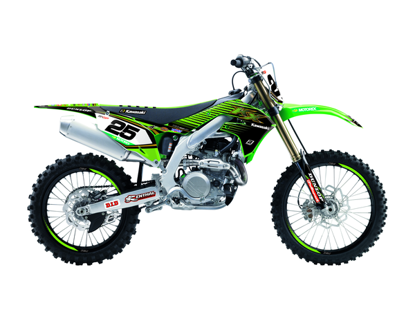 Replica Team Graphic Kits With Seat Covers Black, Green, 2, nordicamoto.ro