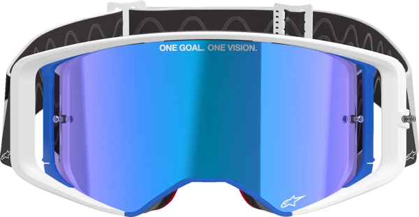 Ochelari Alpinestars Supertech Corp Abs Vision White/Orange/Blue-0