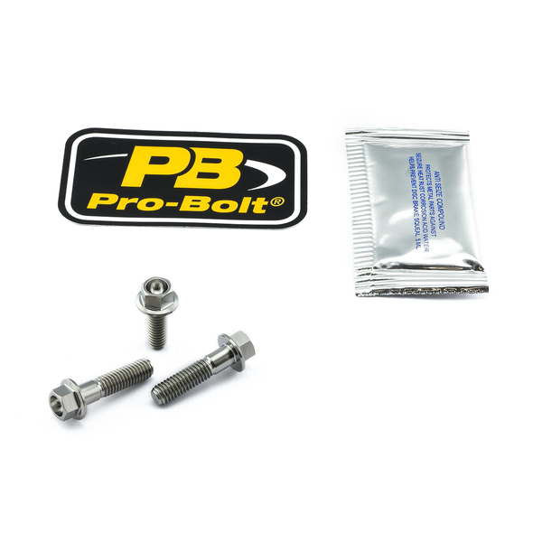 Titanium Brake & Clutch Lever Perch Pinch Bolt Kit, 1, nordicamoto.ro