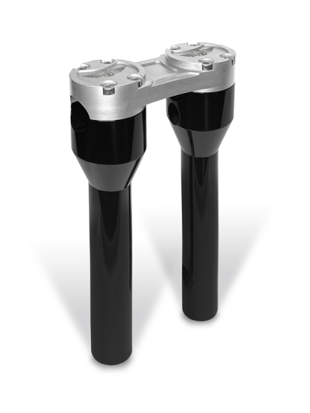 Clubstyle Straight Riser Black, Silver, 2, nordicamoto.ro