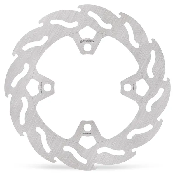 Flame Series Fixed Rotor Silver, Stainless Steel-0