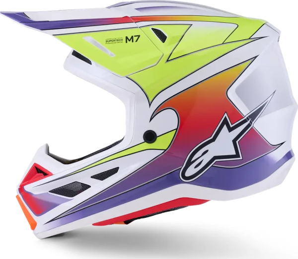 Cască Alpinestars SM7 Fuse White-2