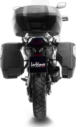 Tobă de eșapament LeoVince LV-14 Black Edition Slip-On pentru Honda XL750 Transalp, 4, nordicamoto.ro