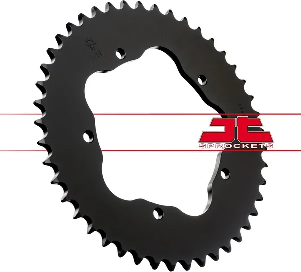 JT SPROCKETS Steel Rear Sprocket Black -1