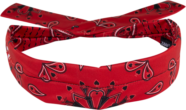 Bentita Zan Headgear Polyester Cooldanna Red Paisley