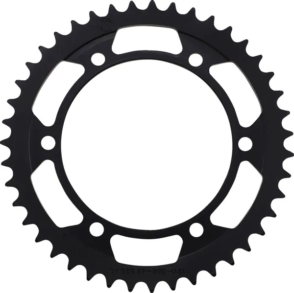MOOSE RACING Rear Aluminum Sprocket Black 
