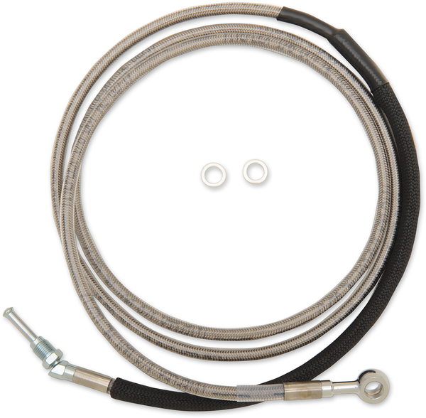 Stainless Steel Hydraulic Clutch Line Clear-coat +203 mm (8''), 1, nordicamoto.ro