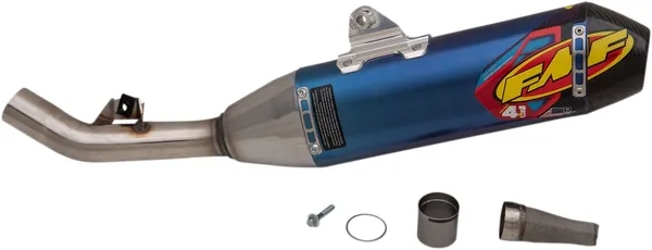 Factory 4.1 Rct Slip-on Muffler Anodized Blue-0