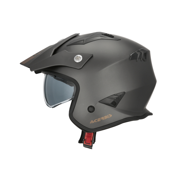 Casca Jet Acerbis Aria Metallic Gri Inchis XXL-7
