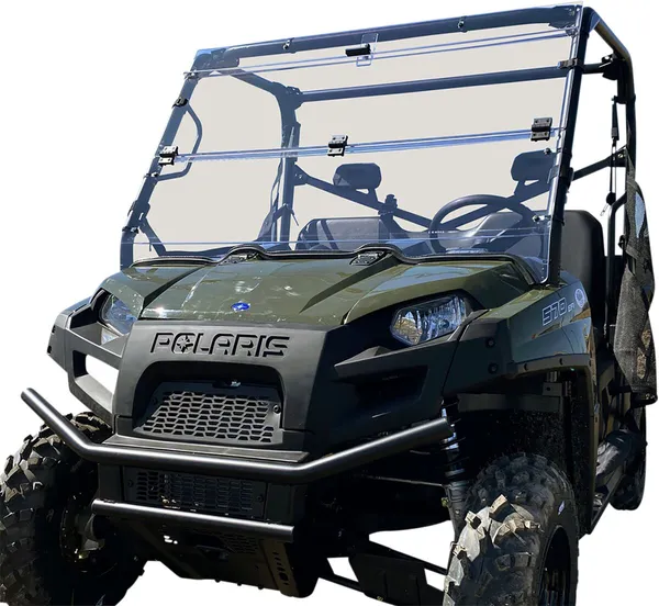 Deluxe Full Folding Windshield Clear -0